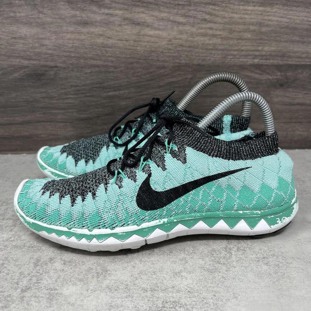 Nike Free 3.0 Shoes Womens Size 6.5 Teal Green Sneakers 636231-003